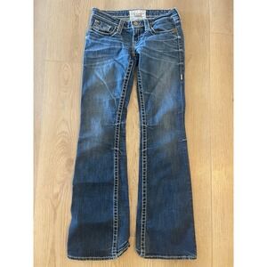 Big Star Sweet Bootcut Jeans Womens 26L Blue Denim Low Rise Vintage Collection
